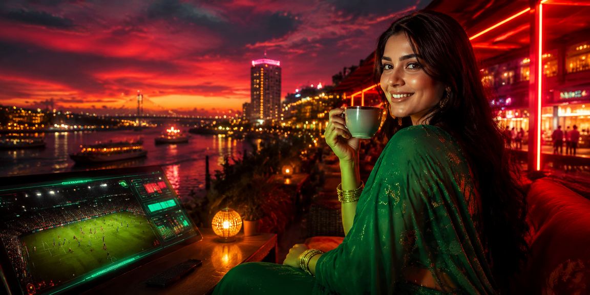 খুলনায় লাল-সবুজ পরিবেশে বিনোদন ক্যাসিনো উপভোগ করছেন একজন সদস্য